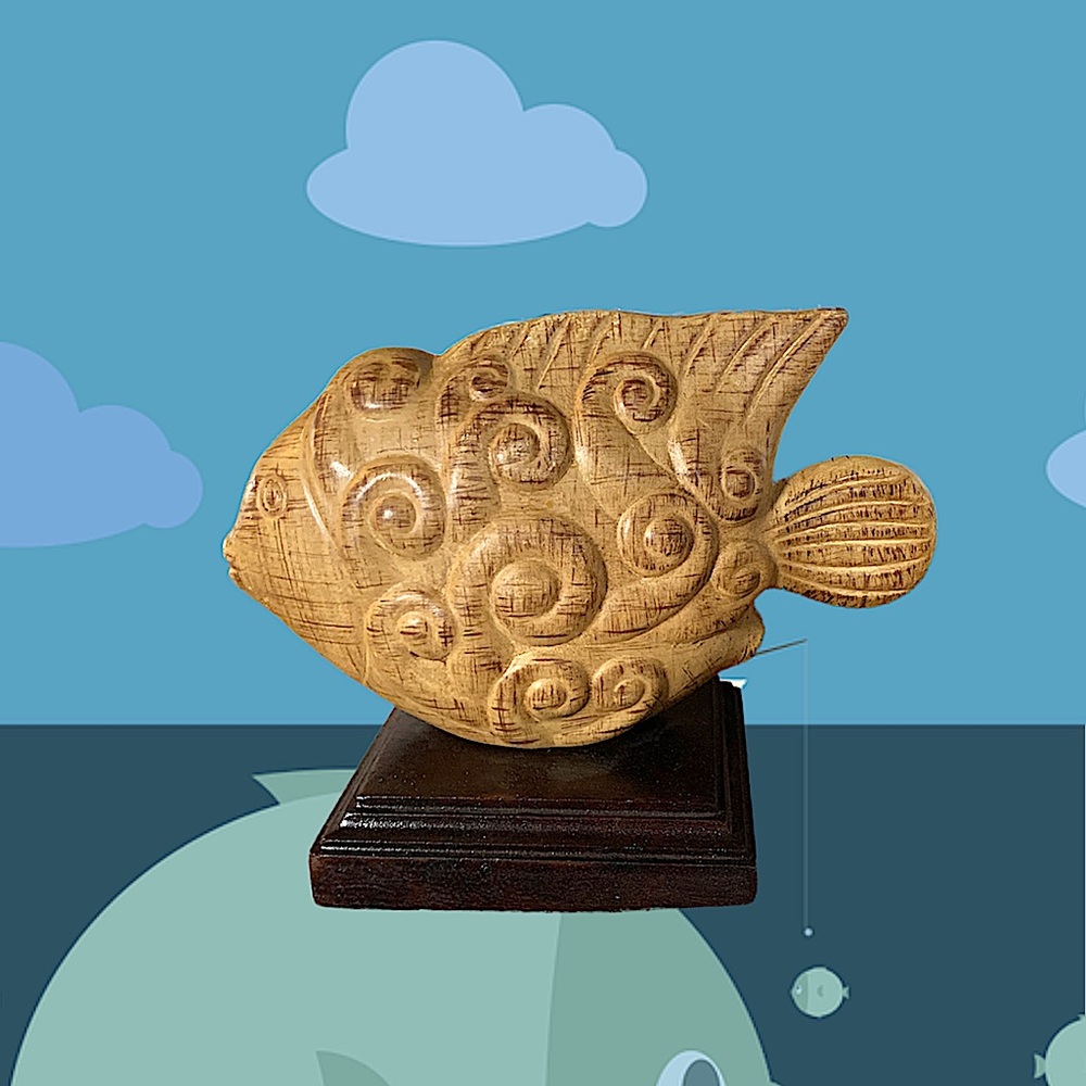 Fish statue